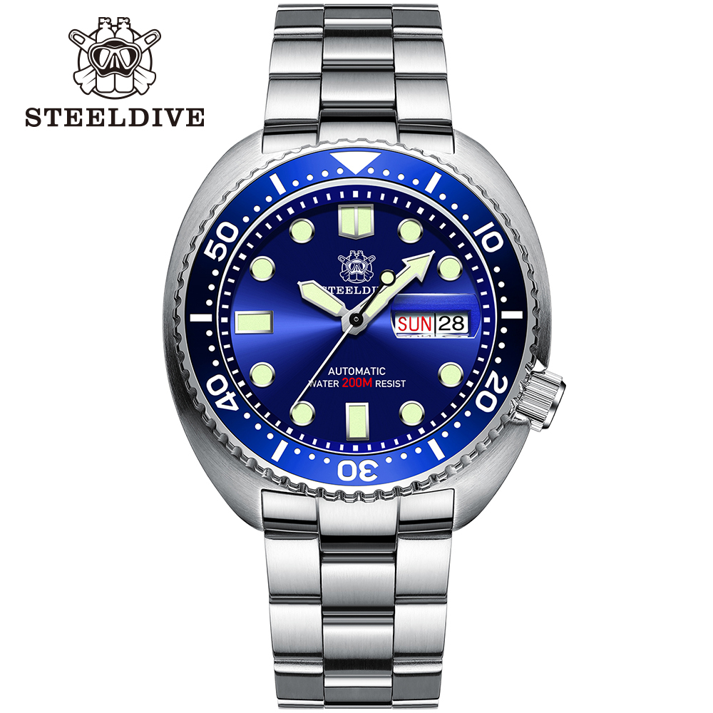 Seiko Watch Prospex - STEELDIVE marka SD1972 45mm safir cam