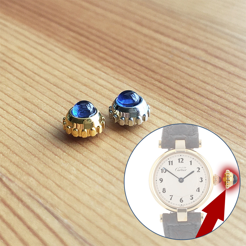 Cartier Watch Tank - Cartier için safir izle taç Vendome