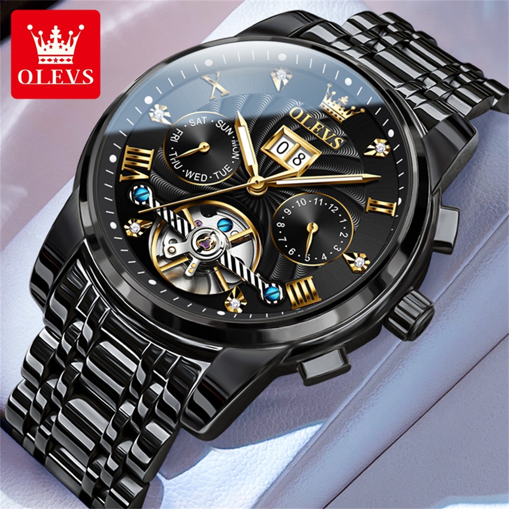 Rolex Watch Daytona - OLEVS Klasik erkek Saatleri Tourbillon Çok