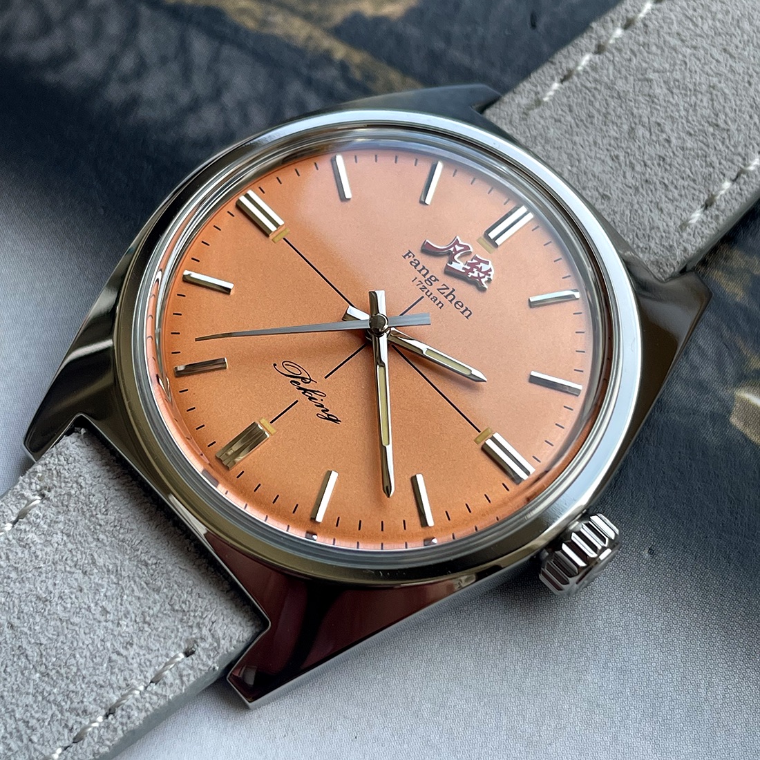 Seiko Watch Presage - Merkur İzle Somon Kadranlı Saat Metal