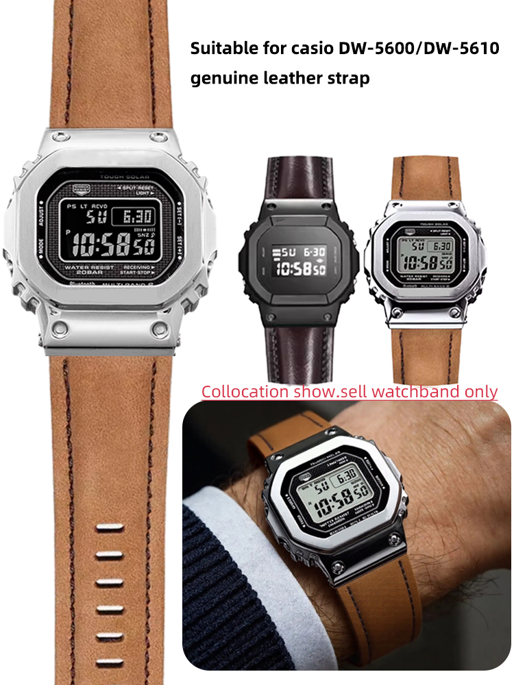 Casio Watch G-Shock Dw-5600 - DW-5600 Mat Retro Hakiki deri saat
