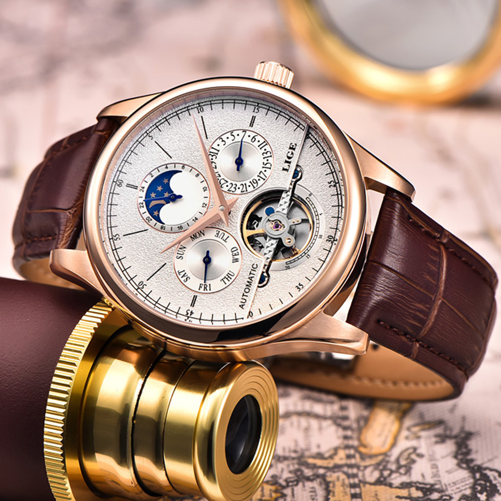 LIGE Marka Klasik Erkek Retro  - Seiko Watch Presage incelemesi ve fiyatı