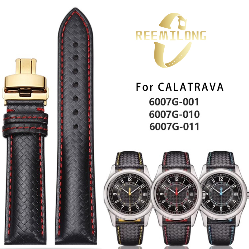 Karbon fiber hatları inek deri - Patek Philippe Watch Calatrava incelemesi ve fiyatı