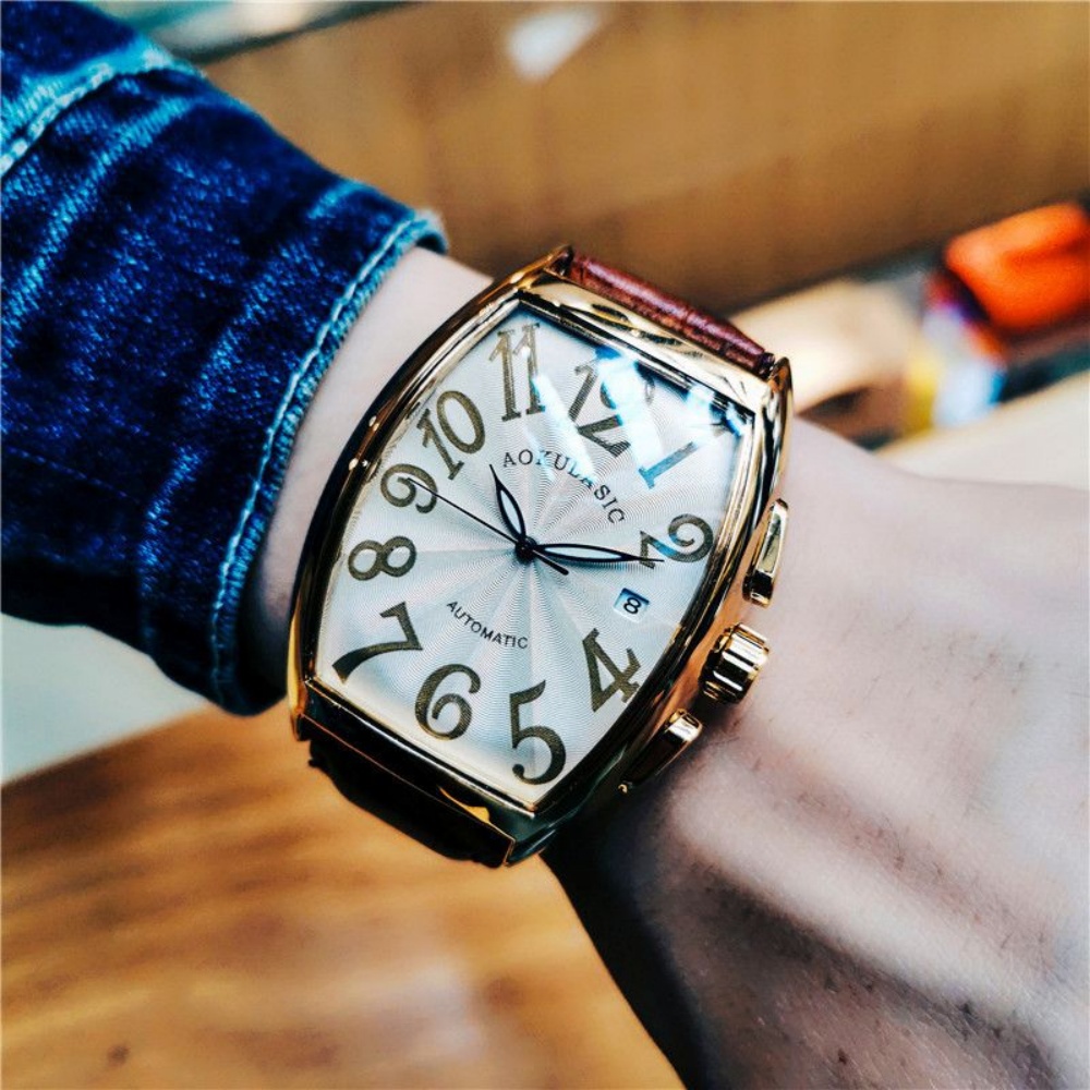 Lüks Erkek Mekanik Saati, Fıçı - Cartier Watch Santos incelemesi ve fiyatı